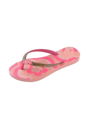 Havaianas KIDS SLIM GLITTER II UNISEX - Sandaler - blossom pink flux