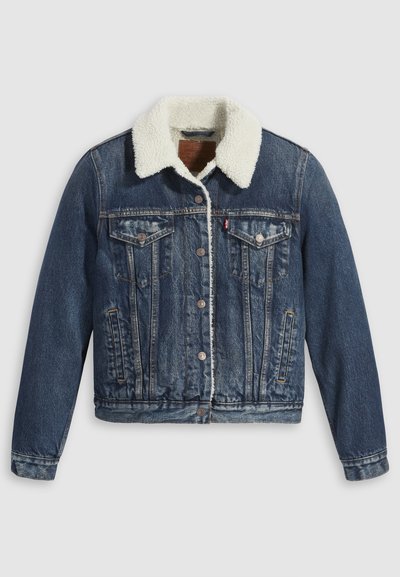 ORIGINAL SHERPA TRUCKER - Veste en jean - Blue