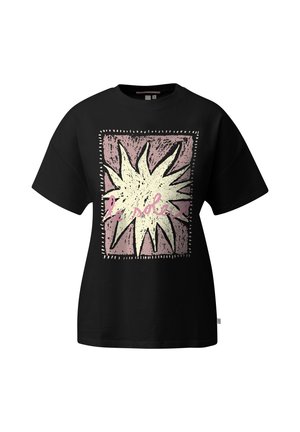 QS, T-SHIRT - T-Shirt print - schwarz