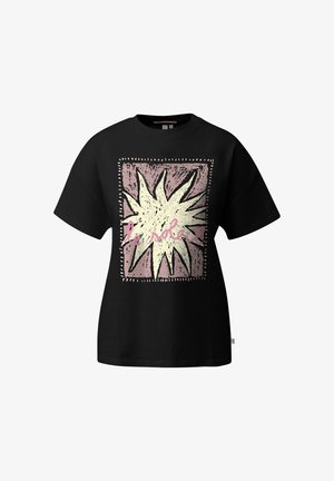 QS, T-SHIRT - T-Shirt print - schwarz