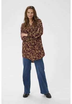 Bon'A Parte FANNY  - Tunikaer - red/brown leaf print