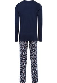 Hanro LANGER DAY SET - Conjunto de pijama - navy botany print