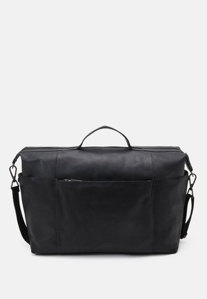 LEATHER UNISEX - Sac week-end - black