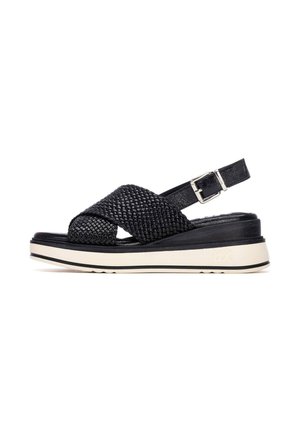 Sandalias con plataforma - black