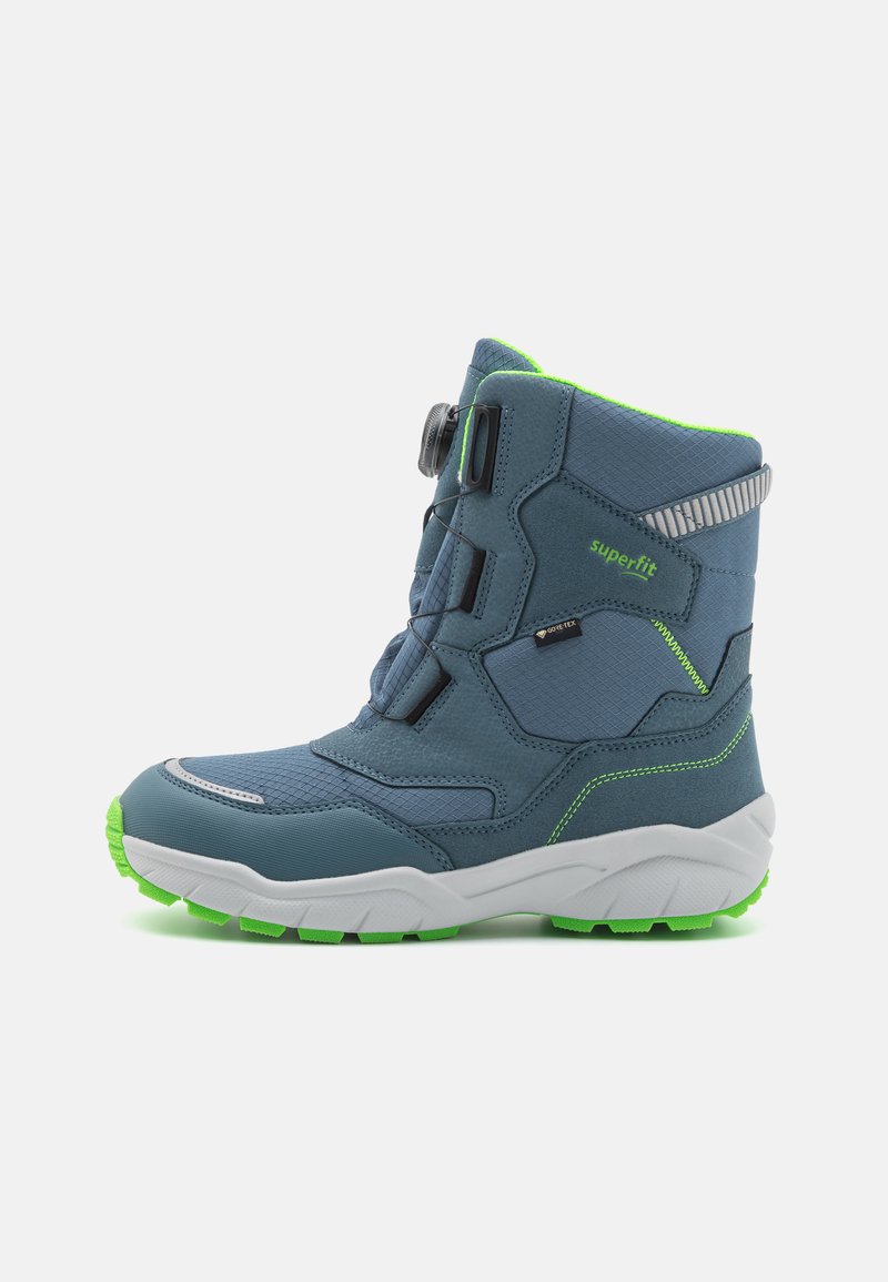 Superfit CULUSUK 2.0 UNISEX - Cizme de iarnă - blau/hellgrün