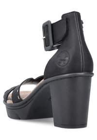 Rieker Sandalen met hoge hak - schwarz