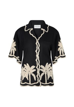 Malina, ARMIDA EMBROIDERED SHIRT - Overhemdblouse - black