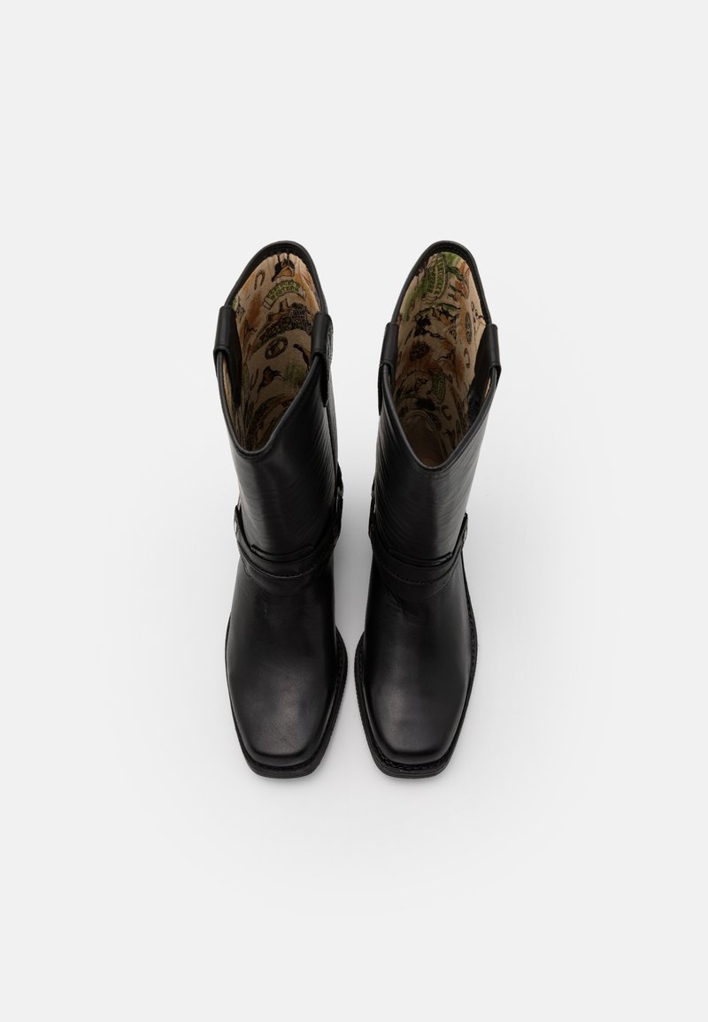 Damen Klassische Stiefel | Kentucky's Western UNISEX Cowboy-/Bikerboot schwarz - SX96334 Damen Klassische Stiefel | Kentucky's Western UNISEX Cowboy-/Bikerboot schwarz - SX96334