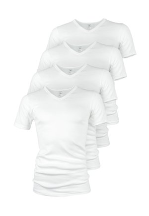 4 PACK  - Unterhemd/-shirt - weiß
