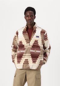 Penfield FOREFRONT FRAYLOCK QUARTER ZIP - Vesta od flisa - lead gray