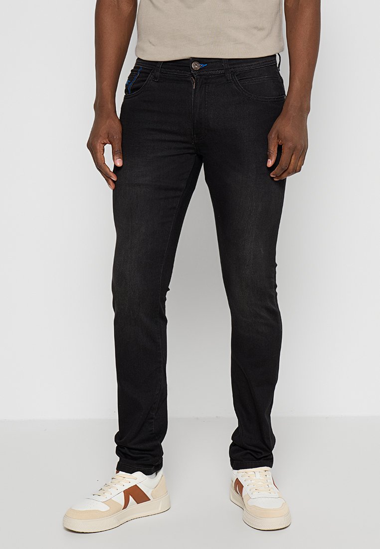 INDICODE JEANS Straight leg jeans zwart