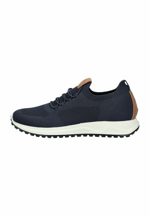 Trainers - blau cognac
