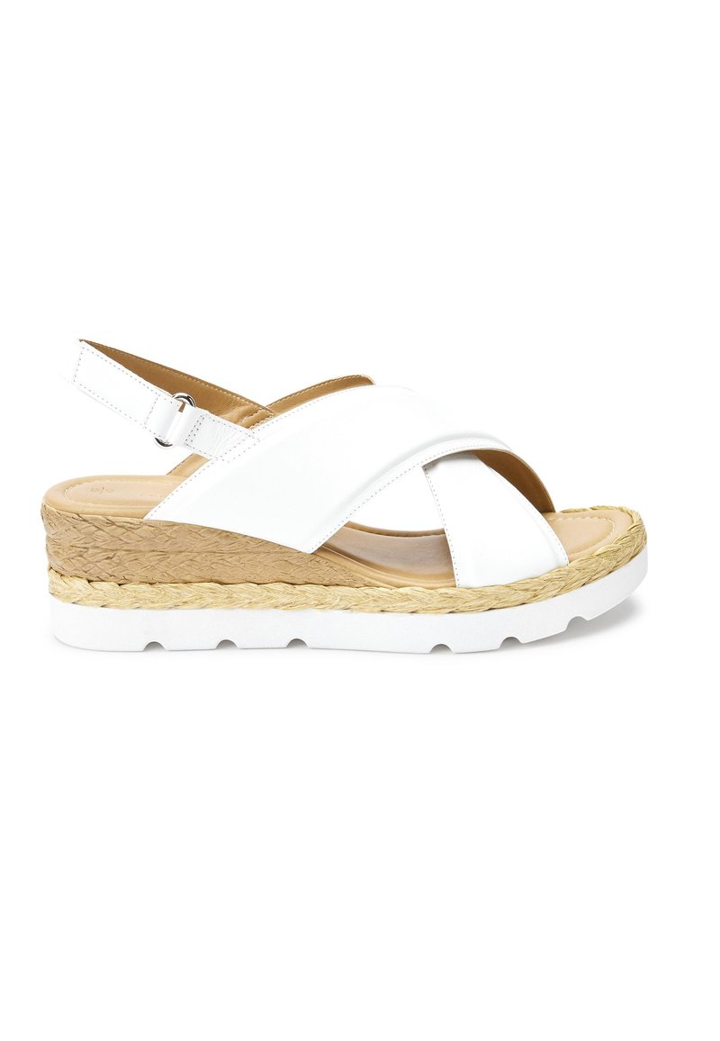 Damen Halbschuhe | Next Keilsandalette white/schwarz - YS15581 Damen Halbschuhe | Next Keilsandalette white/schwarz - YS15581