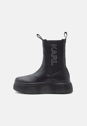 KREEPER LONG GORE - Gležnjarji s platformo - black