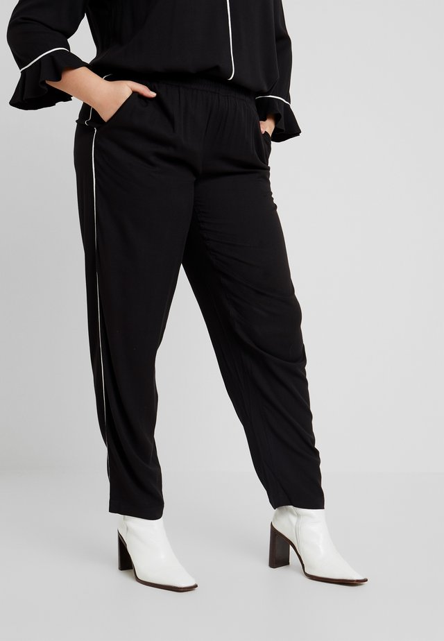 PANTS - Trousers - black