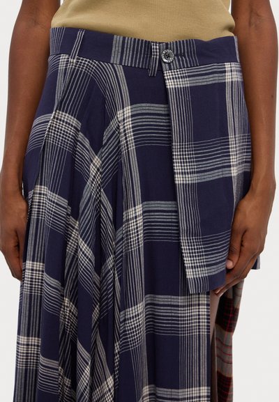 Vivienne Westwood SKIRT - Pencil skirt - navy/white