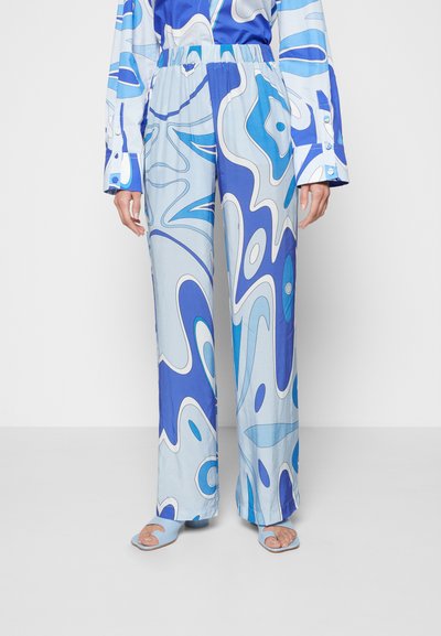 Sara Battaglia PJ PANTS - Calças - blue lagoon