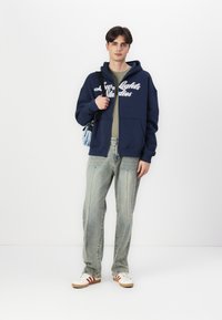 LOW LIGHTS STUDIOS® SHUTTER HOODIE UNISEX - Tröja med dragkedja - navy