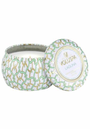 VOLUSPA DECORATIVE TIN CANDLE LAGUNA 113G - Doftljus - green