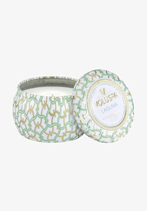 Voluspa VOLUSPA DECORATIVE TIN CANDLE LAGUNA 113G - Tuoksukynttilä - green