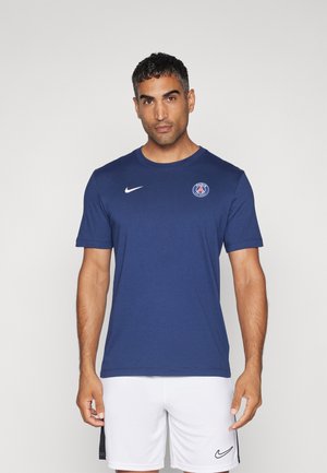 Nike Performance PARIS ST GERMAIN CLUB ESHORT SLEEVESESSENTIAL TEE - T-shirt print - midnight navy