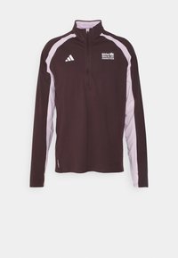 BERLIN 2023 MARATHON 1/2 ZIP - Top s dlhým rukávom - shadow brown