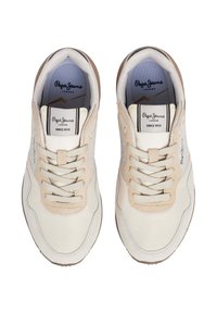 Pepe Jeans LONDON LOGO - Sneakers laag - off lace beige