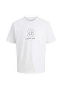 JORDIA GRAPHIC FRONT CREW NECK - Printtipaita - bright white