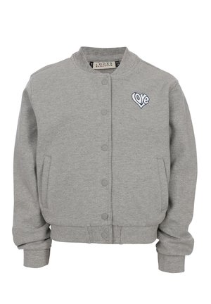 MELEE - Sweater met rits - grijs