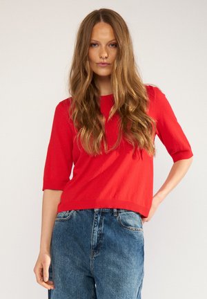 Nümph, NUCALLY SS PULLOVER - T-shirt basique - goji berry