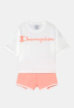 AMERICAN CLASSICS SET - T-shirt imprimé - white/light pink