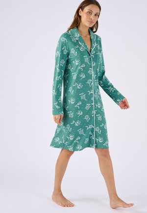 BOUTONNÉE - Chemise de nuit / Nuisette - vert fleuri