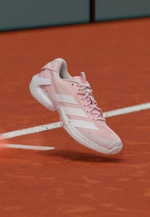 adidas Performance, ADIZERO UBERSONIC 5 CLAY - Tennissko til grusbane - distilled pink/footwear white
