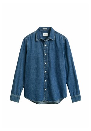 GANT, GANT DENIM SHIRT - Košeľa - mid blue worn in