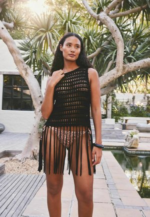 Next, Blúz - black fringe
