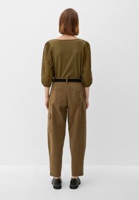 s.Oliver IM FABRICMIX - Blouse - olivgrün