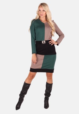 Etuikleid - wielokolorowy