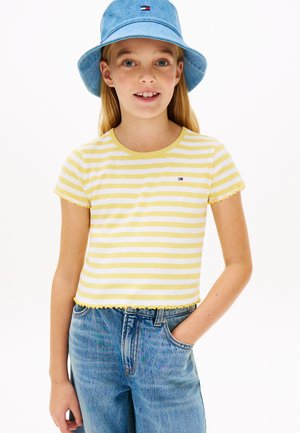 ESSENTIAL  - Tricou cu imprimeu - yellow dahlia