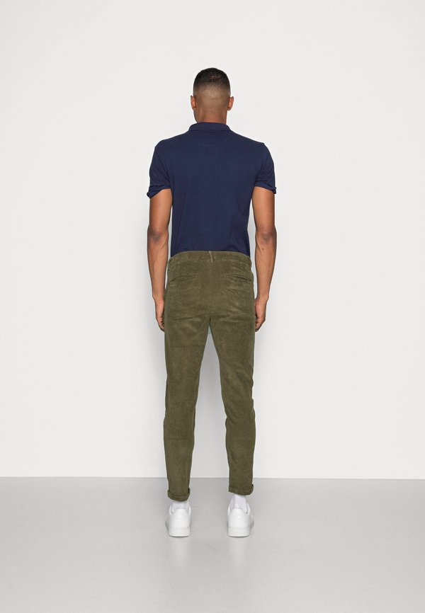 CROPPED PANTS - Trousers - olive3