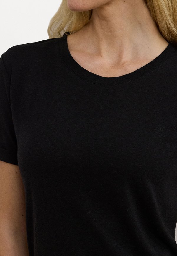 LINEN BLEND JERSEY SHORT SLEEVE TEE - Print T-shirt4