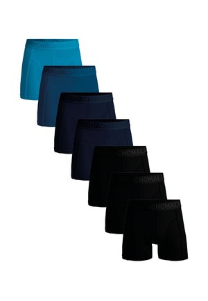 7-PACK LIGHT SOLID - Úzke boxerky - black blue