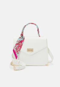 Keresztpántos táska - white/pink