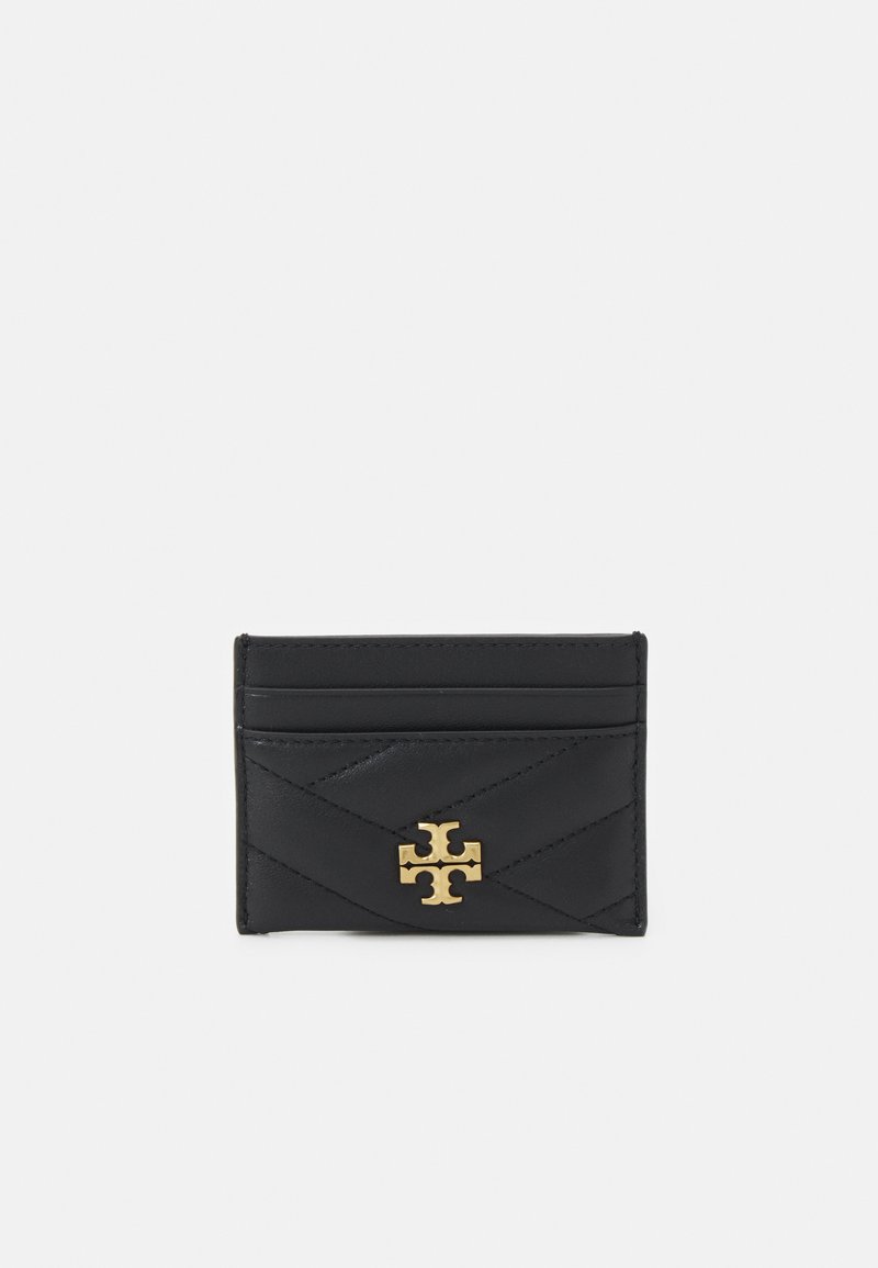 Tory Burch KIRA CHEVRON CARD CASE - Portefeuille - black