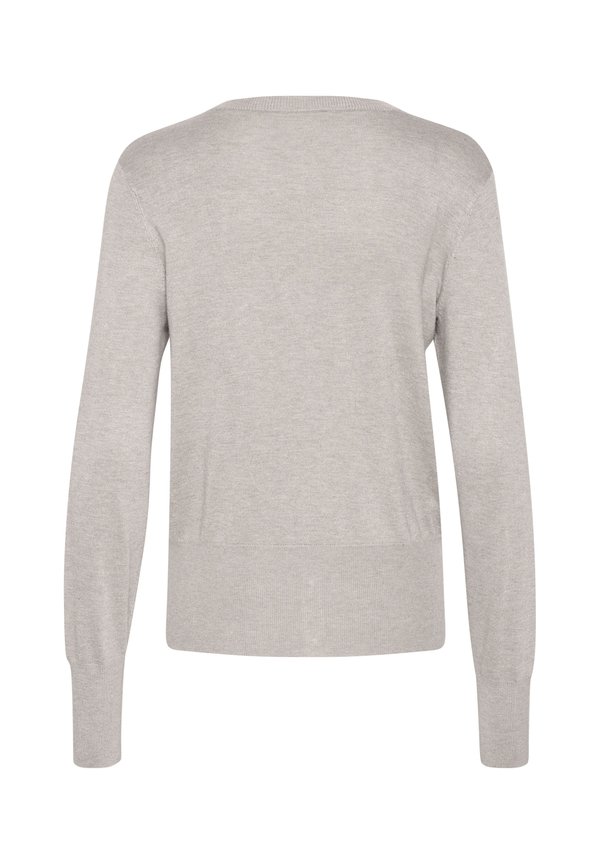 KALIZZA - Cardigan - elephant skin melange2