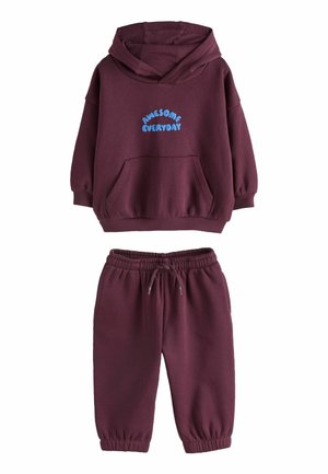 Next, REGULAR FIT - HOODIE AND JOGGERS SET . - Trainingsanzug - burgundy red