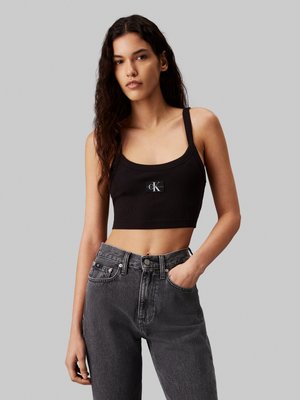 Calvin Klein Jeans LABEL - Top - black