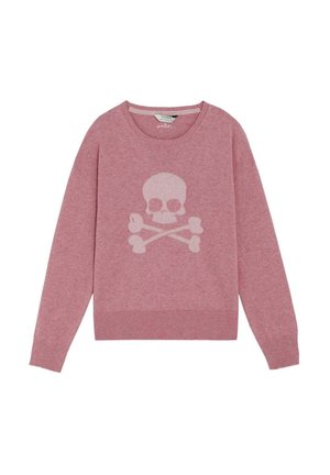 Scalpers, SCALPERS SCSKULL INTARSIA TRICOT GIRLS - Jersey de punto - pink