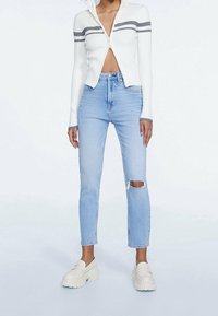Stradivarius Vaqueros slim fit - blue