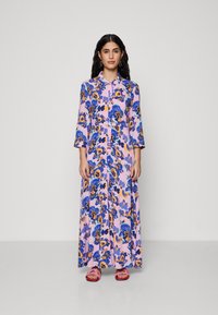 YAS Petite YASSAVANNA LONG SHIRT DRESS  - Maxi dress - pastel lavender/specto