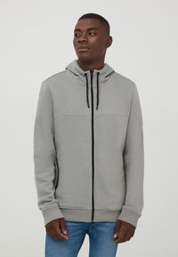 Terranova TECNICO - Felpa con zip - grigio piombo